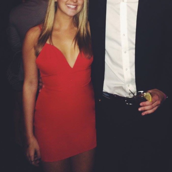 REVOLVE NBD AMAZING SEXY RED DRESS WORN 3X - Picture 10 of 10